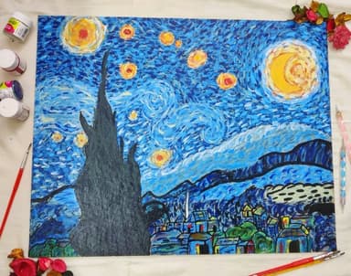 Starry Night Painting